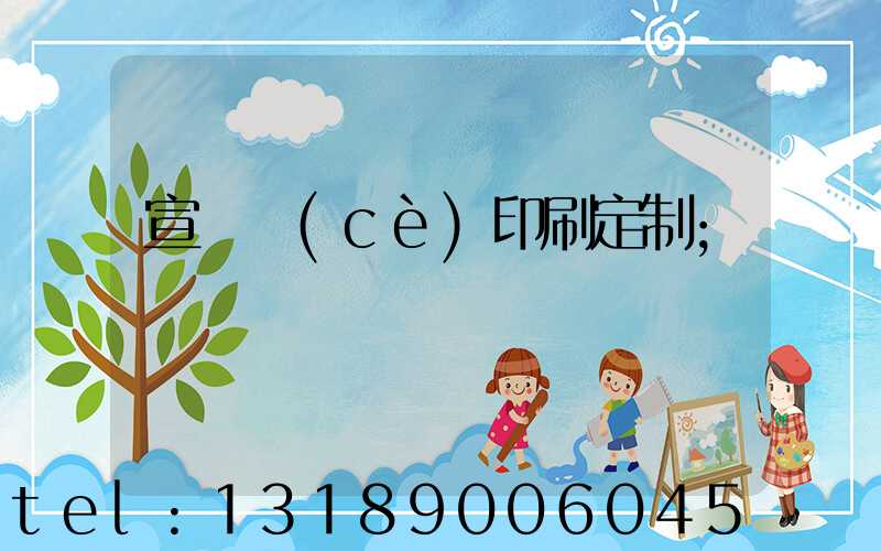 宣傳冊(cè)印刷定制