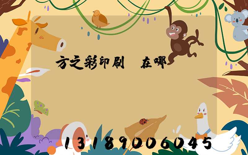 東方之彩印刷廠在哪