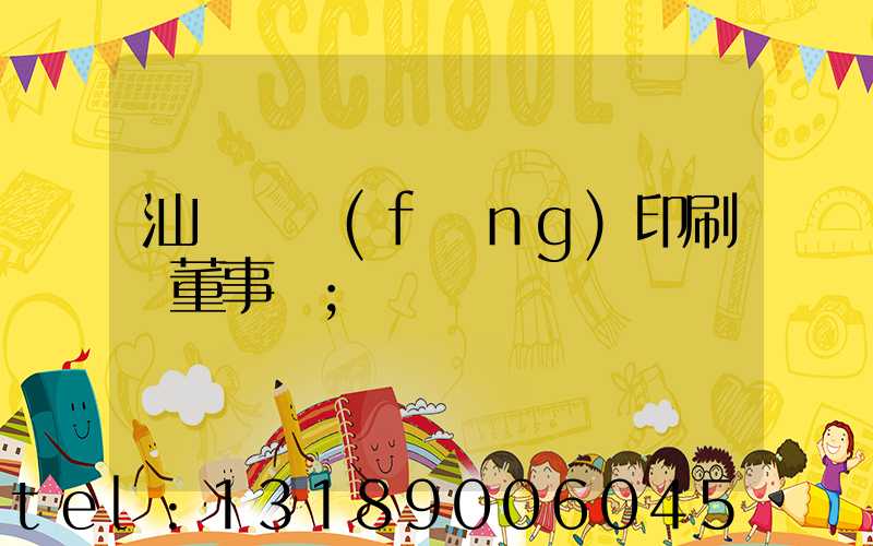 汕頭東風(fēng)印刷廠董事長