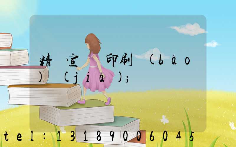精裝宣傳冊印刷報(bào)價(jià)